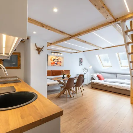 Classy Loft In The Center Of Daire
